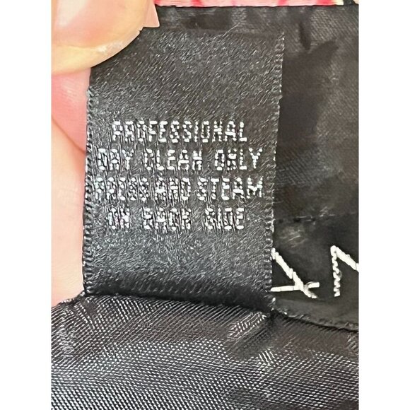 Silkland Silk Floral Jacket 3X Black Beaded Paisley Full Zip Boho Western Artsy - Picture 9 of 16